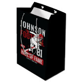 Persoonlijke Football SPELER Team NUMMER Sports Medium Cadeauzakje (Achterkant Gekanteld)