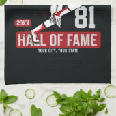 Persoonlijke Football SPELER Team NUMMER Sports Theedoek (Gevouwen)