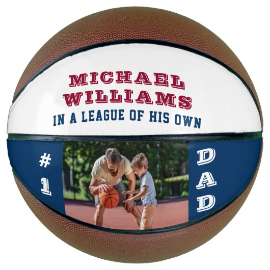 Persoonlijke foto #1 Papa in een Liga van Zelf Basketbal (Voorkant)