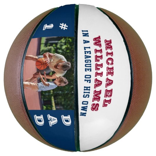 Persoonlijke foto #1 Papa in een Liga van Zelf Basketbal (Verticaal)