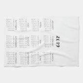 Persoonlijke foto 2019 Agenda 2019 Theedoek (Horizontaal)