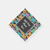 Persoonlijke foto 30e verjaardag servet (Hoek)