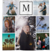 Persoonlijke foto 7 Afbeelding op maat Douchegordijn (Voorkant)