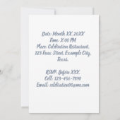 Persoonlijke foto 85 jaar aangepast kaart (Achterkant)