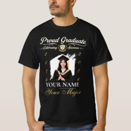 Persoonlijke foto-aandenken voor afgestudeerde 202 t-shirt
