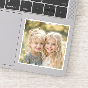 Persoonlijke foto aangepaste familie foto sticker