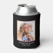Persoonlijke foto | Aangepaste koelbox tekst Blikjeskoeler (Blikje Voorkant)