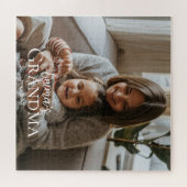 Persoonlijke foto & aangepaste tekst oma sinds -  legpuzzel (Horizontaal)