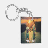 Persoonlijke foto Acrylische Sleutelhanger (Voorkant Links)