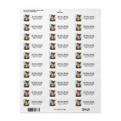 Persoonlijke foto-Adresetiketten Etiket (Full Sheet)