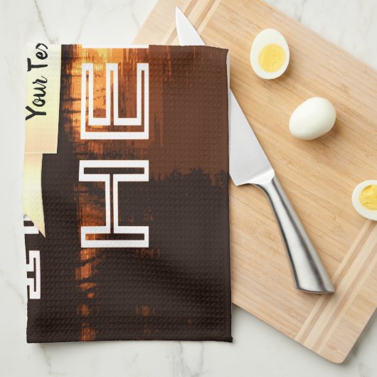 Persoonlijke foto-afdruktheehanddoek theedoek (Quarter Fold)