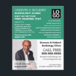 Persoonlijke foto, audioloog, audiologie flyer<br><div class="desc">Speciaal gepersonaliseerde foto, audioloog, audioloog, online Adverteren brochures door de winkel van het Visitekaartje.</div>