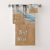 Persoonlijke Foto Badhanddoeken met Aangepaste Tek Bad Handdoek (Insitu)