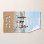 Persoonlijke Foto Badhanddoeken met Aangepaste Tek Bad Handdoek (Handdoek)