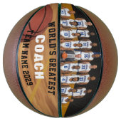 Persoonlijke foto Basketball voor teamcoach Basketbal (Verticaal)