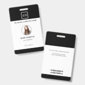 Persoonlijke foto Bedrijfs Personeel identiteitska Badge (Voor- en achterkant)