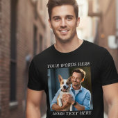 Persoonlijke foto & bericht t-shirt