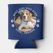 Persoonlijke foto Best Dog Dad ooit Blikjeskoeler (Voorkant)