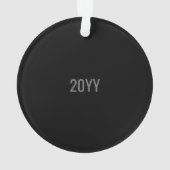 Persoonlijke foto Best Dog Ever Modern Ornament (achterkant)