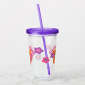 Persoonlijke foto Best Ever Tumbler Acryl Drinkbeker (Links)