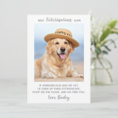 Persoonlijke foto beste dierenarts ooit bedankkaart (Staand voorkant)