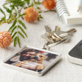 Persoonlijke foto beste hond ooit sleutelhanger (Zijkant)