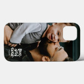 Persoonlijke foto Beste papa ooit naamoverlay Case-Mate iPhone Case (Achterkant (horizontaal))