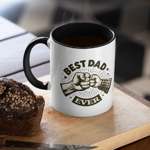 Persoonlijke foto - Beste papa ooit vuist pompen Mok