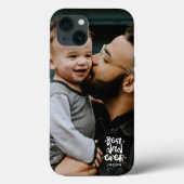 Persoonlijke foto Beste vader ooit - Overlay Case-Mate iPhone Case (Achterkant)