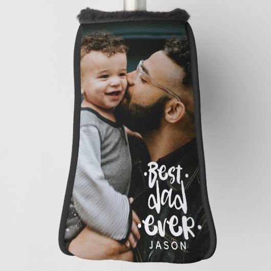 Persoonlijke foto Beste vader ooit - Overlay Golfheadcover (Draai 90)