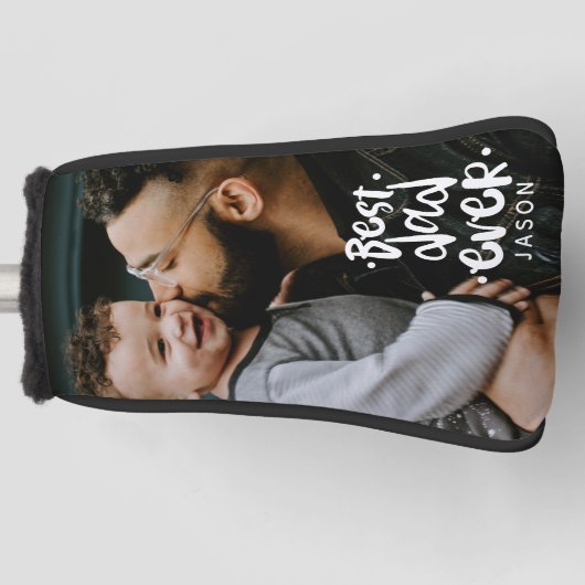 Persoonlijke foto Beste vader ooit - Overlay Golfheadcover (Voorkant)