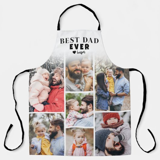 Persoonlijke foto Beste vader ooit Schort (Voorkant)