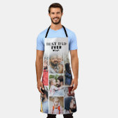 Persoonlijke foto Beste vader ooit Schort (Gedragen)