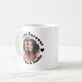 Persoonlijke foto beste vrienden BFF-vriendschap Koffiemok (Voorkant links)