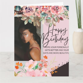 Persoonlijke foto Birthday Briefkaart