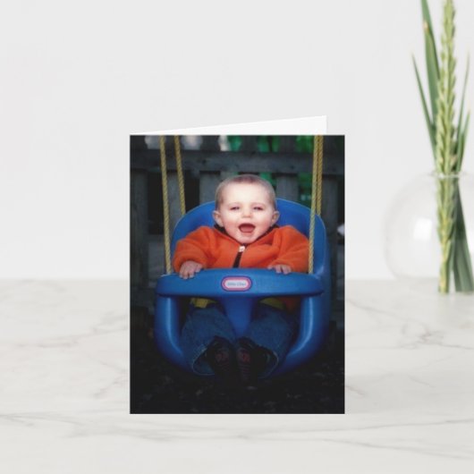 Persoonlijke foto Birthday Kaart (Voorkant)