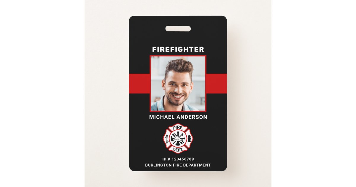 persoonlijke-foto-brandweerman-id-fireman-id-card-badge-zazzle-nl