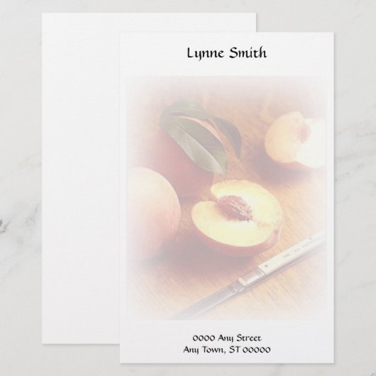 Persoonlijke foto Briefpapier (Voorkant / Achterkant)