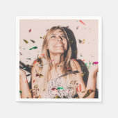 Persoonlijke foto bruidsfeest servetten (Voorkant)