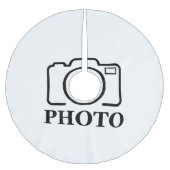 Persoonlijke foto Bruiloft Modern Cute Elegant Kerstboom Rok (Voorkant)