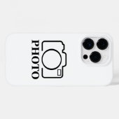 Persoonlijke foto bruiloft modern leuk elegant Case-Mate iPhone case (Achterkant (horizontaal))