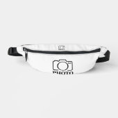 Persoonlijke foto bruiloft modern leuk elegant heuptasje (Voorkant)