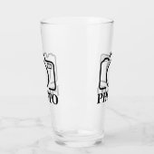 Persoonlijke Foto Bruiloft Modern Liefelijk Elégan Glas (Links)