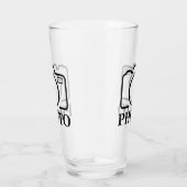 Persoonlijke Foto Bruiloft Modern Liefelijk Elégan Glas (Rechts)