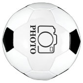 Persoonlijke Foto Bruiloft Modern Liefelijk Elégan Voetbal (Gedraaid)