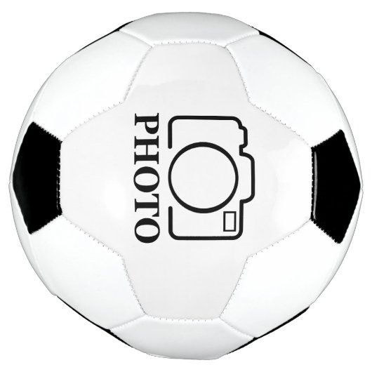 Persoonlijke Foto Bruiloft Modern Liefelijk Elégan Voetbal (Gedraaid)