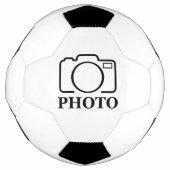 Persoonlijke Foto Bruiloft Modern Liefelijk Elégan Voetbal (Voorkant)