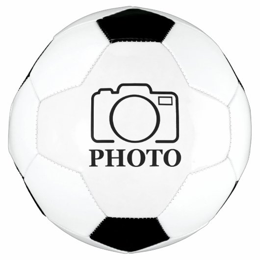 Persoonlijke Foto Bruiloft Modern Liefelijk Elégan Voetbal (Voorkant)
