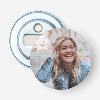 Persoonlijke foto button flesopener