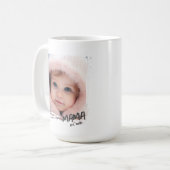Persoonlijke foto cadeau voor mama koffiemok (Voorkant links)